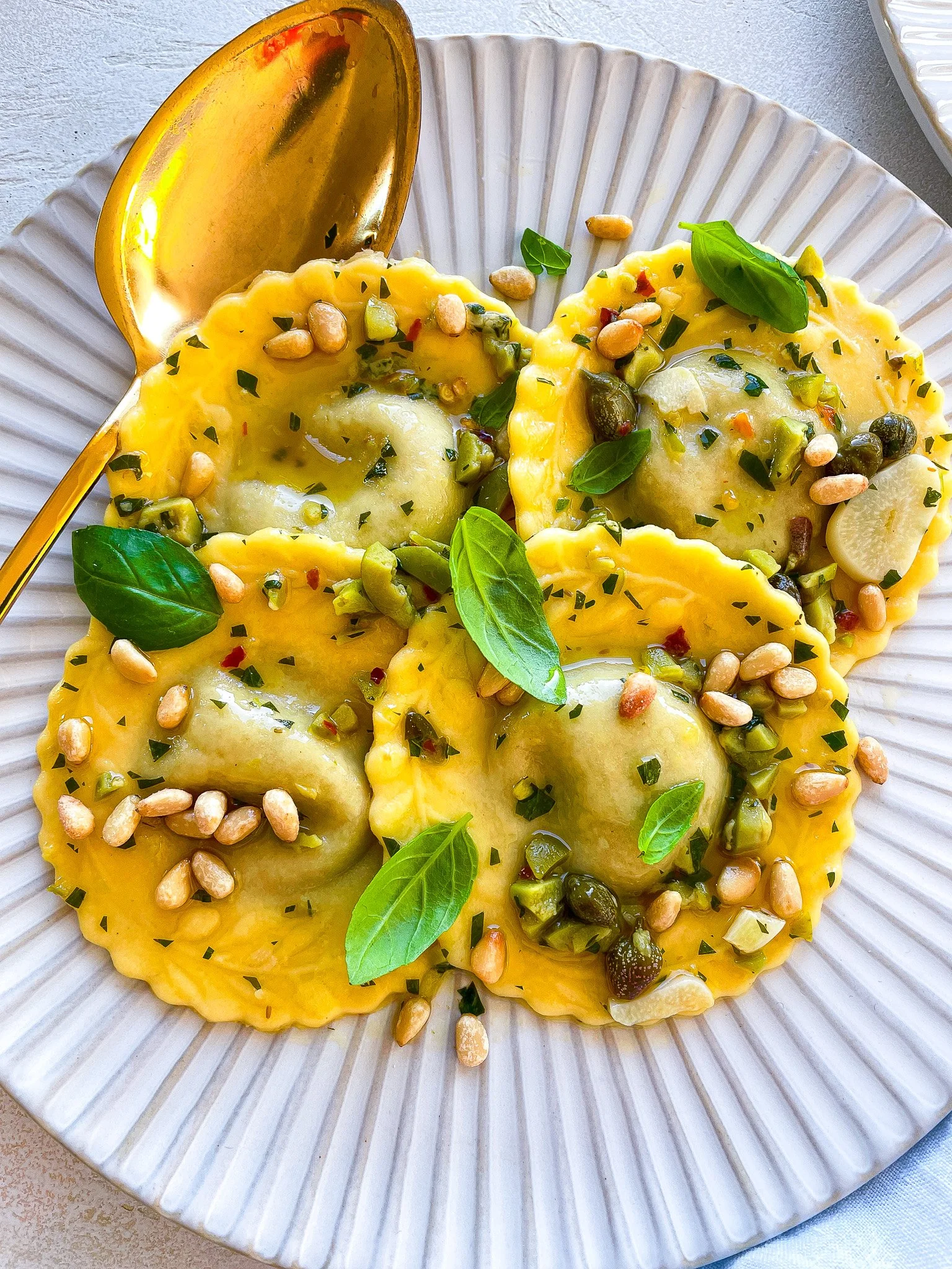 john francis designs — Olive Branch Ravioli